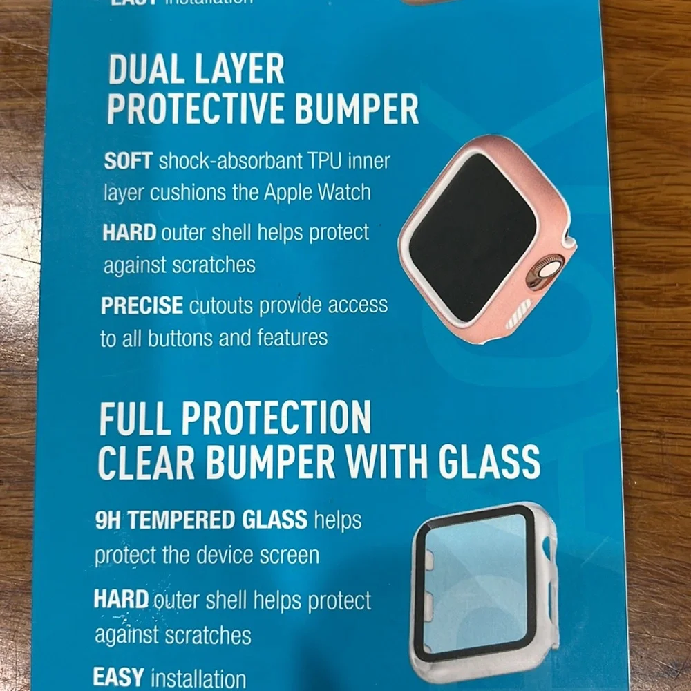 Apple Watch 40mm bumper with glass